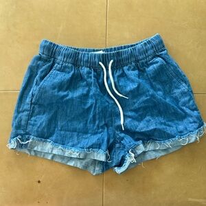 Madewell Cotton Linen Blend Shorts XS